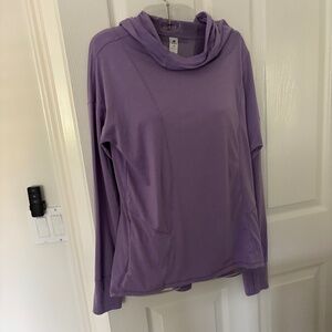 90 degrees Lavender medium polyester long sleeve top